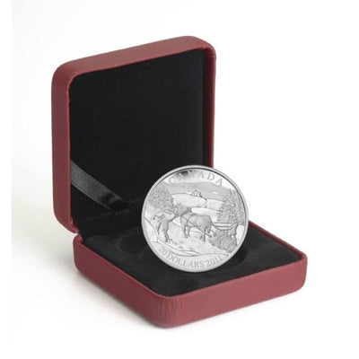 Sterling Silver Coin - Winter Scene Packaging