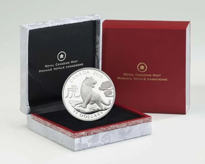 Fine Silver Coin - Year of the Tiger Packaging