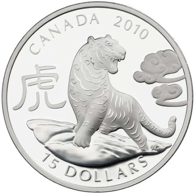 Fine Silver Coin - Year of the Tiger Reverse
