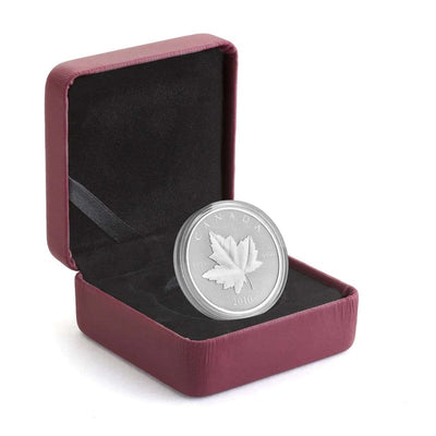 Fine Silver Piedfort Coin - Maple Leaf Packaging