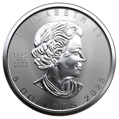 Fine Silver Coin - Treasured DNA Maple Leaf Obverse