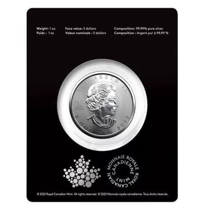 Fine Silver Coin - Treasured DNA Maple Leaf Packaging