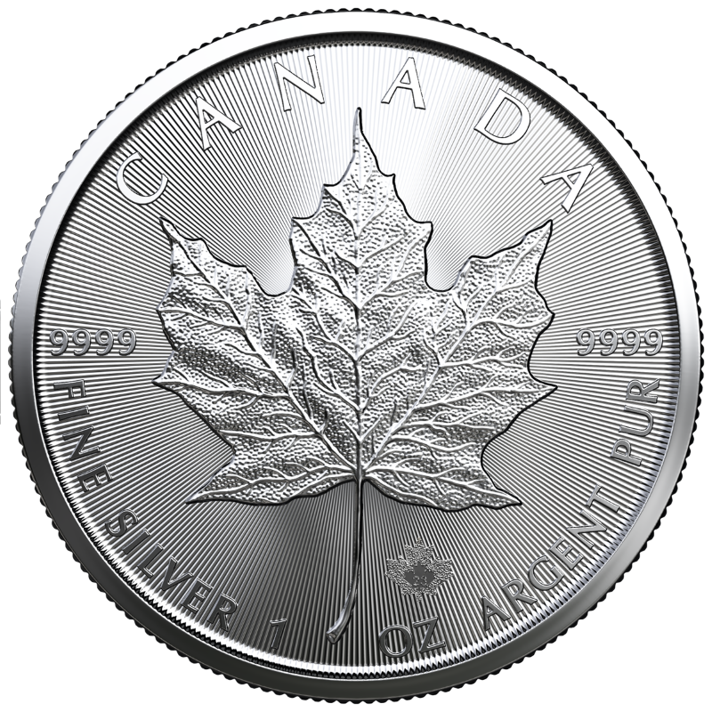 Fine Silver Coin - Treasured DNA Maple Leaf Reverse