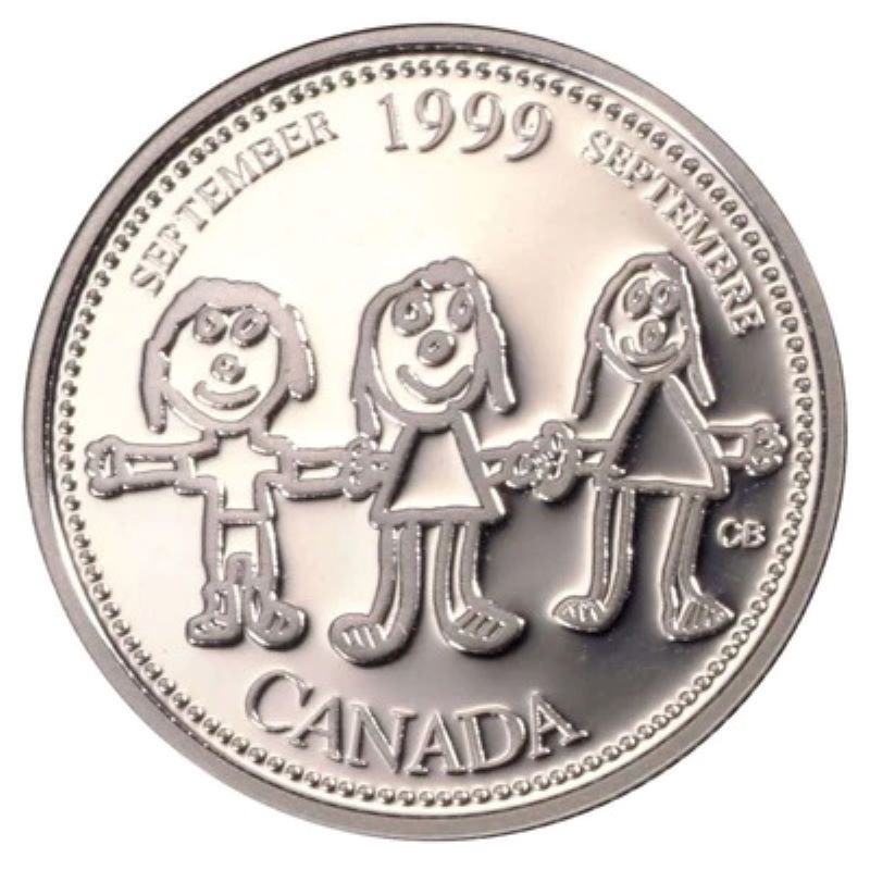 Sterling Silver 12 Coin Set - Millennium Coins: September Canada through a Child&