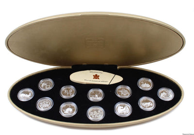 Sterling Silver 12 Coin Set - Millennium Coins Packaging