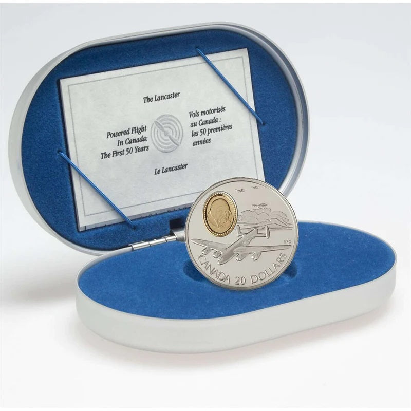 Sterling Silver Coin with Gold Plating - The Lancaster Packaging