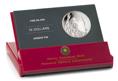 Fine Silver Coin - Pope John Paul II Packaging
