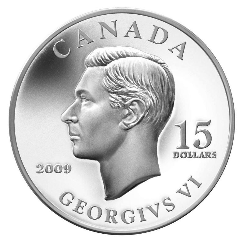Sterling Silver Ultra High Relief 5 Coin Set - Vignettes of Royalty: King George VI Reverse