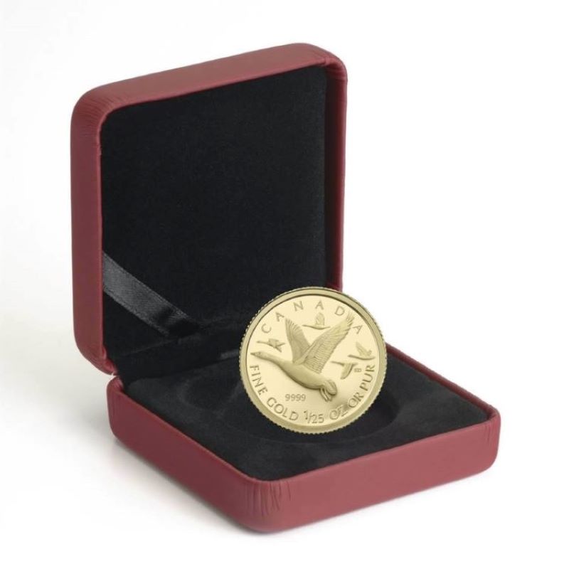 Pure Gold Coin - Canada Geese Packaging
