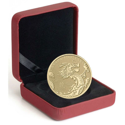 Pure Gold Coin - Year of the Dragon Packaging