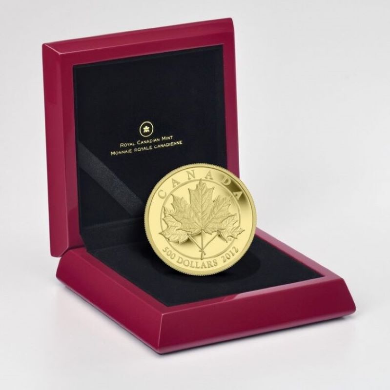 Pure Gold Coin - Maple Leaf Forever Packaging