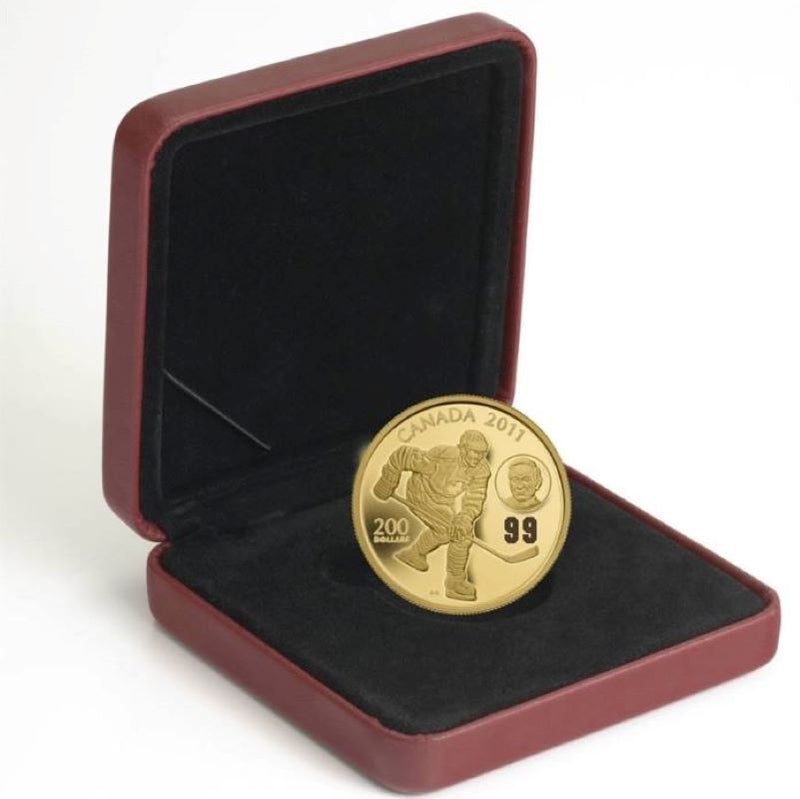 22k Gold Coin - Wayne & Walter Gretzky Packaging