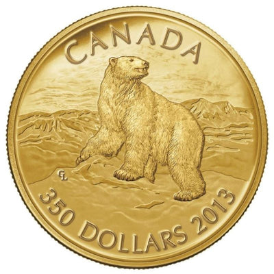 Pure Gold Coin - Iconic Polar Bear Reverse