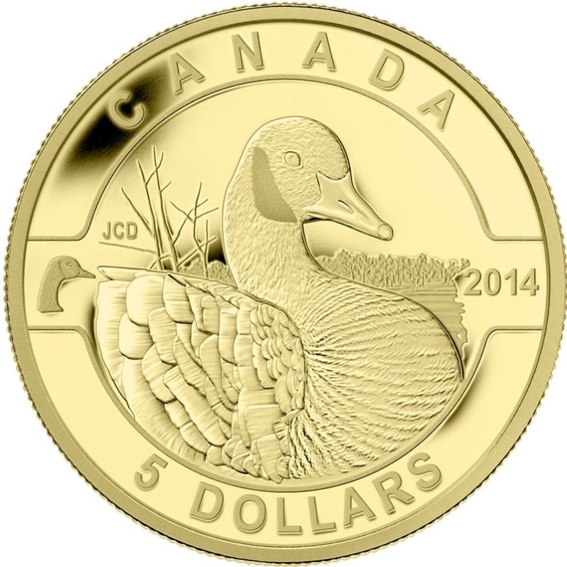 Pure Gold 4 Coin Set - O Canada: The Canada Goose Reverse