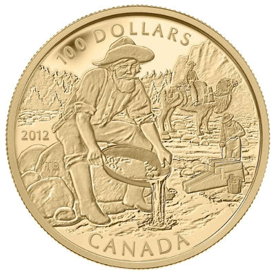 14k Gold Coin - 150th Anniversary of the Cariboo Gold Rush Reverse