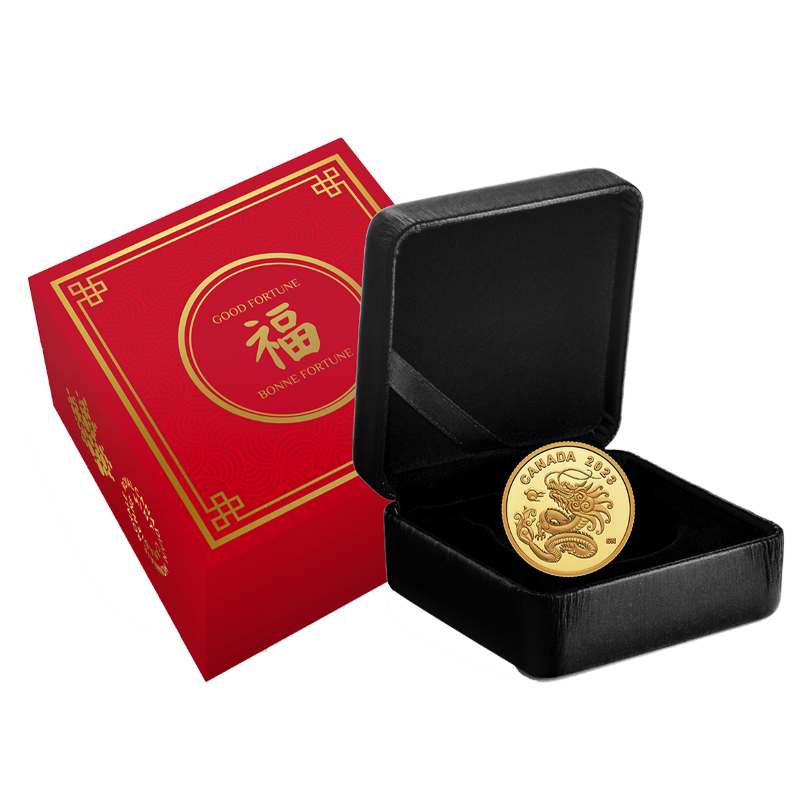 Pure Gold Coin - Heavenly Dragon Packaging