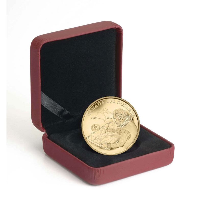 14k Gold Coin - 400th Anniversary of the Discovery of Hudson&
