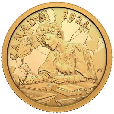 Pure Gold Coin - Kathleen "Kit" Coleman: Pioneer Journalist Reverse