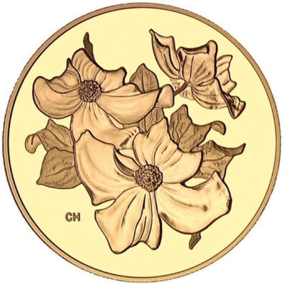 Pure Gold Coin - Pacific Dogwood Reverse