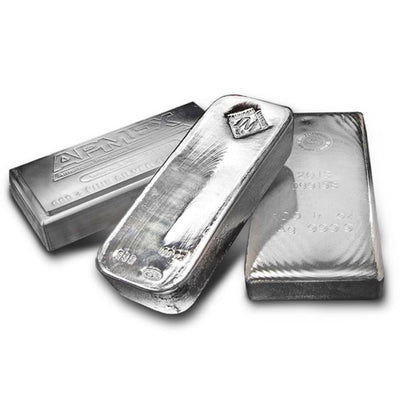 100oz Assorted Recognized Pure Silver Bar