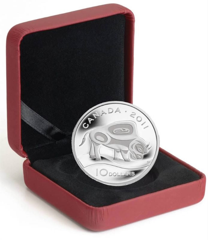 Fine Silver Coin - Wood Bison Packaging