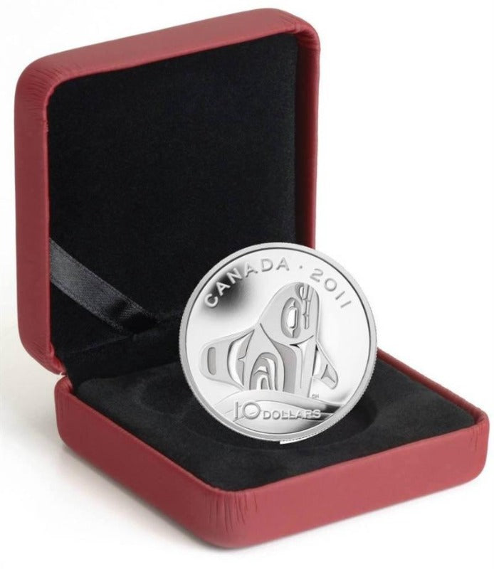 Fine Silver Coin - Orca Whale Packaging