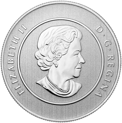 Fine Silver Coin - Snowman Obverse