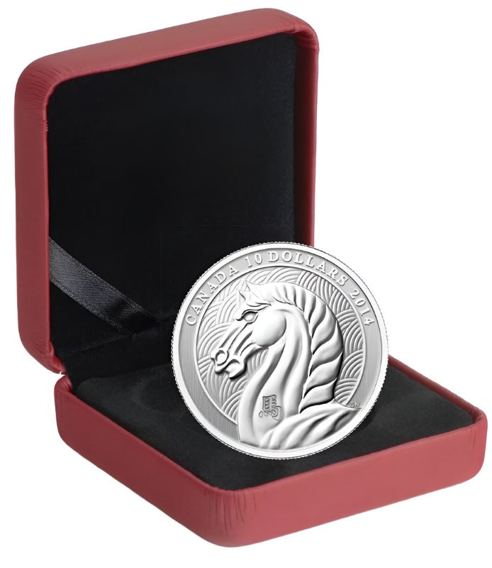 Fine Silver Coin - Year of the Horse Packaging
