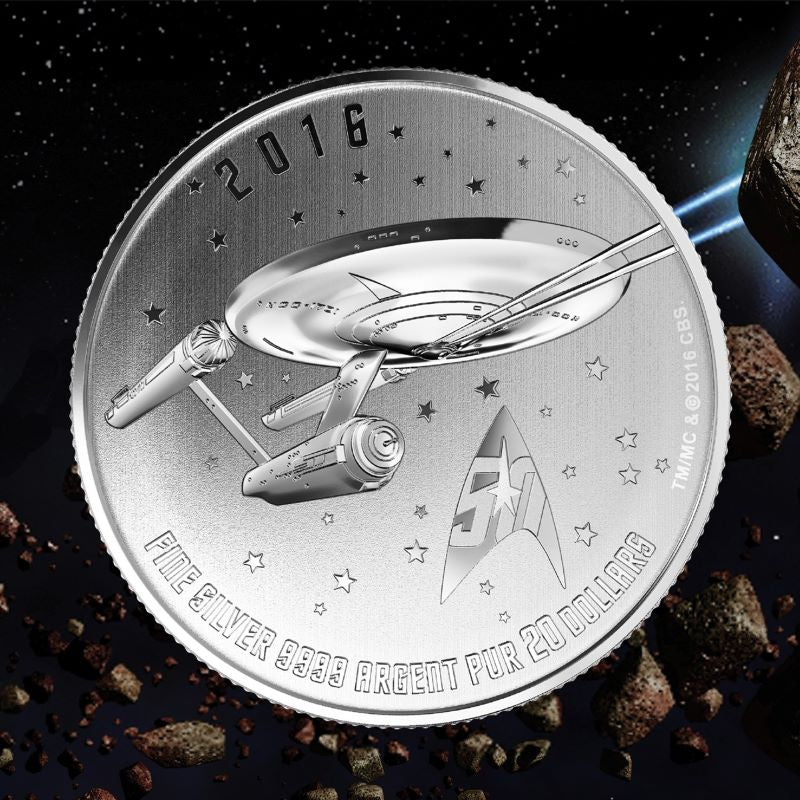 Fine Silver Coin - Star Trek: Enterprise Packaging