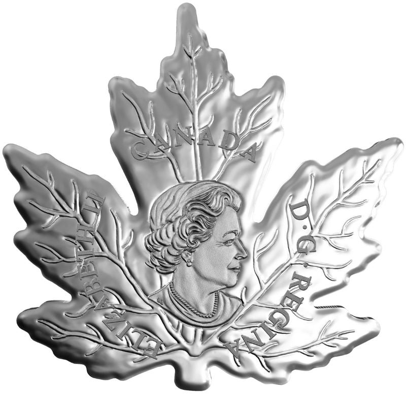 Fine Silver Coin - The Canadian Maple Leaf Obverse