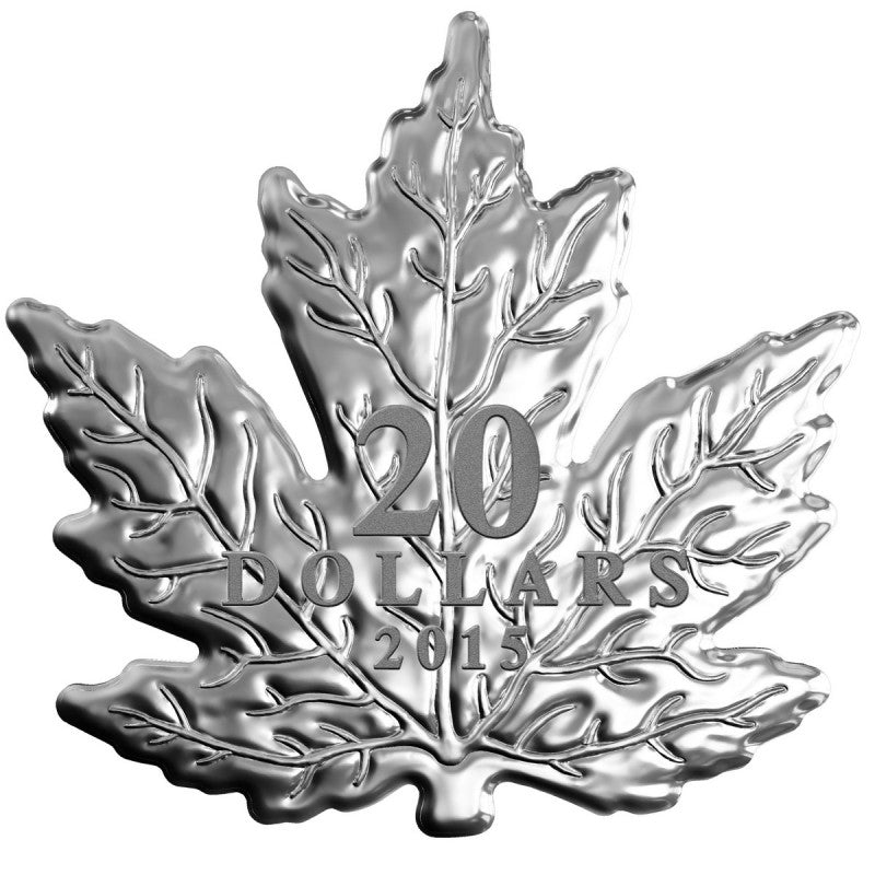 Fine Silver Coin - The Canadian Maple Leaf Reverse