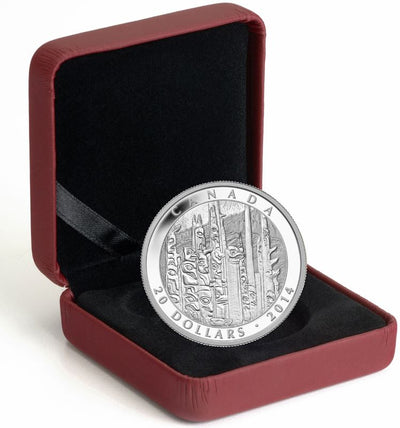 Fine Silver Coin - Emily Carr: Totem Forest Packaging