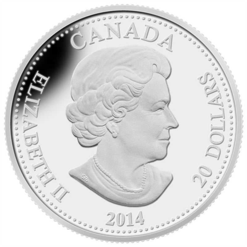 Fine Silver Coin with Colour - 75th Anniversary of the Royal Winnipeg Ballet Obverse