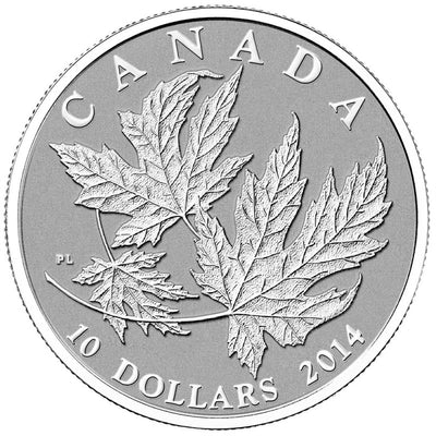 Fine Silver Coin - Silver Maple Leaves Reverse