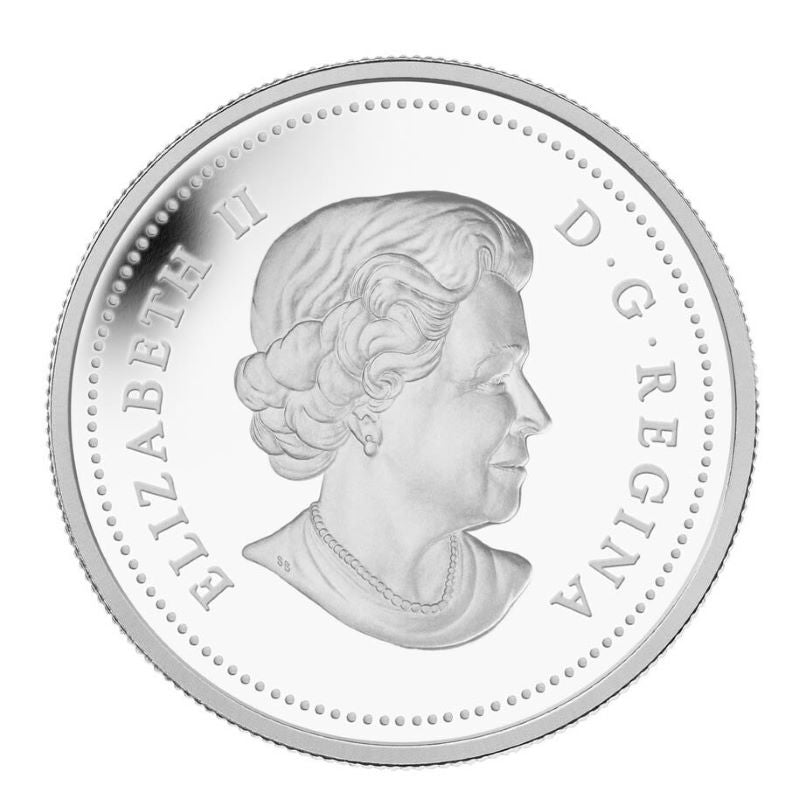 Fine Silver Coin - Robert Bateman Moose Obverse