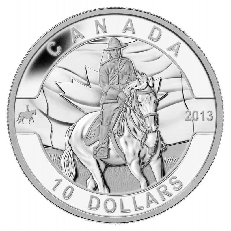 Fine Silver Coin - The Royal Canadian Mounted Police Reverse