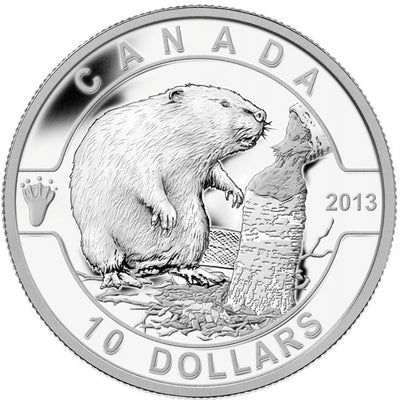 Fine Silver Coin - The Beaver Reverse