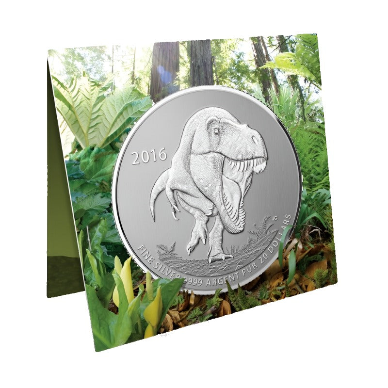 Fine Silver Coin - Tyrannosaurus Rex Packaging