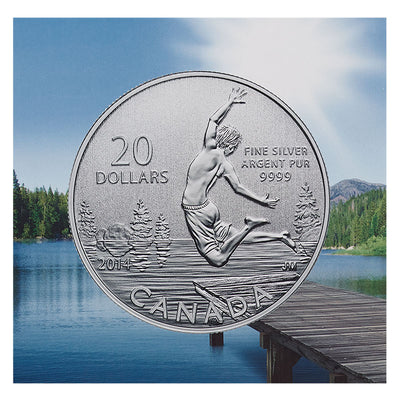 Fine Silver 20 Coin Set with Colour - 2011-2015 $20 for $20 Collector Set: Summertime Packaging
