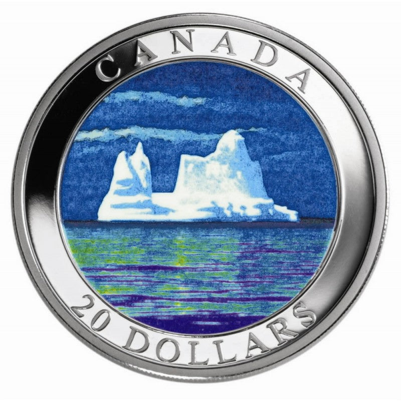Fine Silver Hologram Coin - Iceberg Reverse