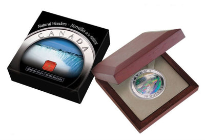 Fine Silver Hologram Coin - Niagara Falls Packaging
