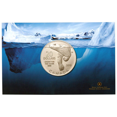 Fine Silver 20 Coin Set with Colour - 2011-2015 $20 for $20 Collector Set: Polar Bear Packaging