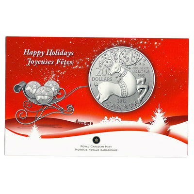 Fine Silver 20 Coin Set with Colour - 2011-2015 $20 for $20 Collector Set: Reindeer Packaging