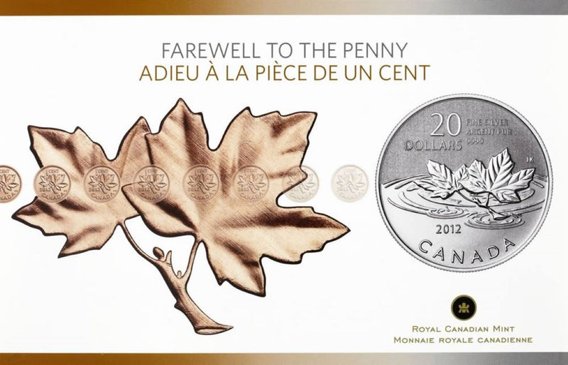 Fine Silver Coin - Farewell To The Penny Packaging
