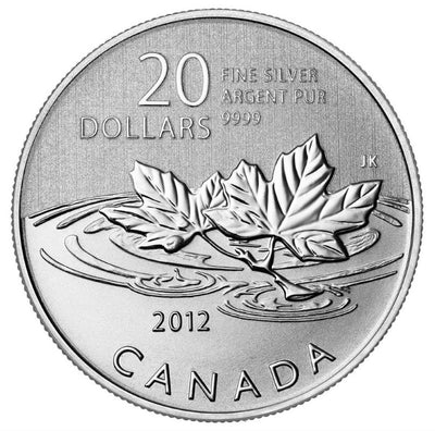 Fine Silver 20 Coin Set with Colour - 2011-2015 $20 for $20 Collector Set: Farewell to the Penny Reverse
