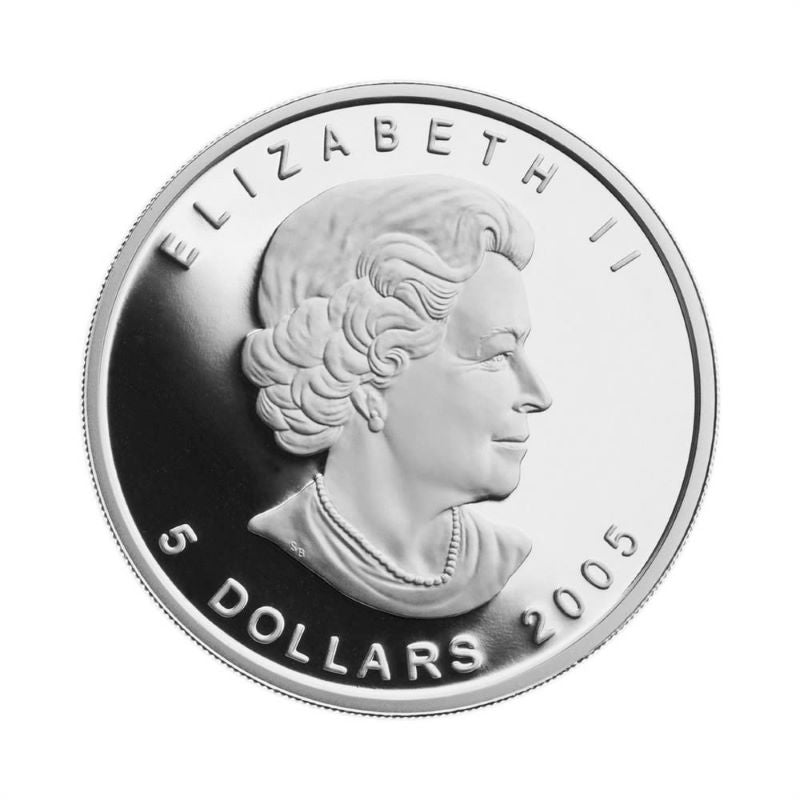 Fine Silver 4 Coin Set - Canadian Lynx Fractional Silver Maple Leaf Set Obverse