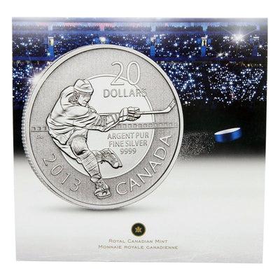 Fine Silver 20 Coin Set with Colour - 2011-2015 $20 for $20 Collector Set: Hockey Packaging