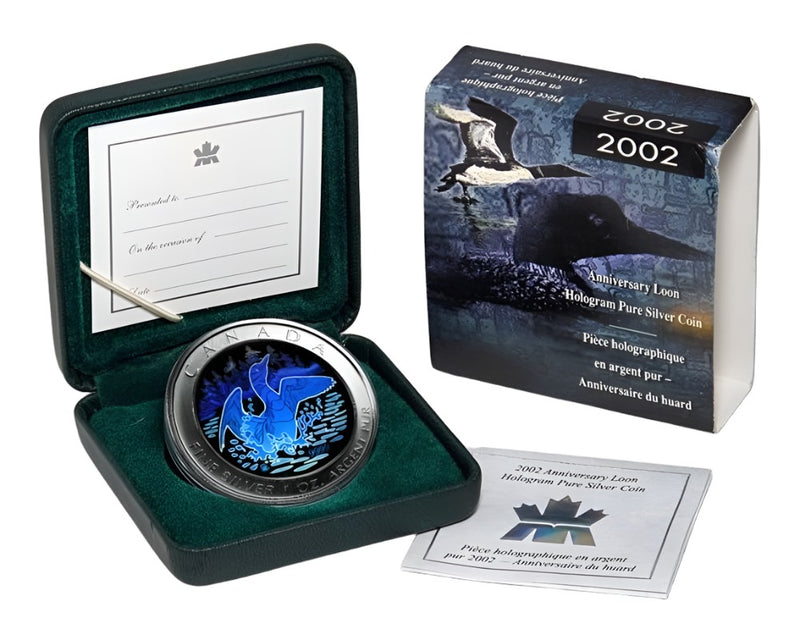 Fine Silver Hologram Coin - Anniversary Loon Packaging