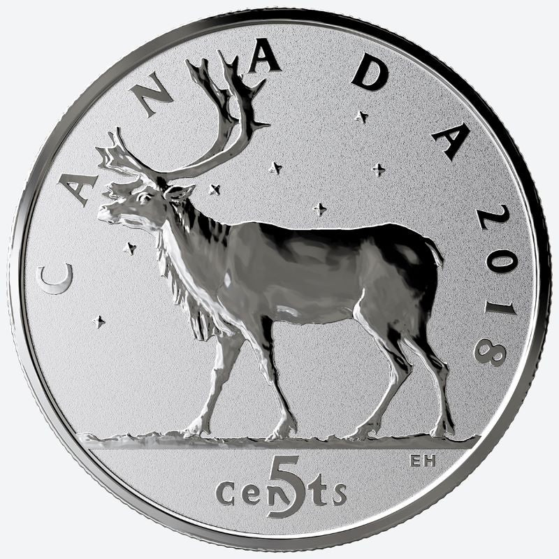 Fine Silver 3 Coin Set - Royal Canadian Mint Lore: The Coins That Never Were: Caribou Reverse