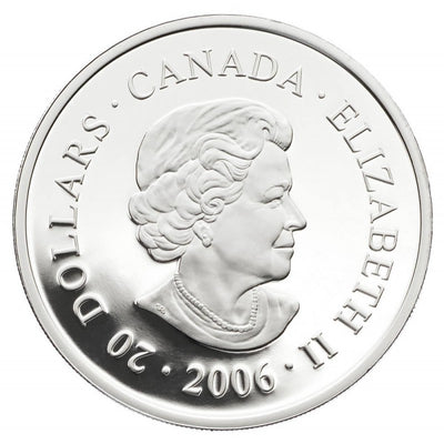 Fine Silver Hologram Coin - Architectural Treasures: Pengrowth Saddledome Obverse